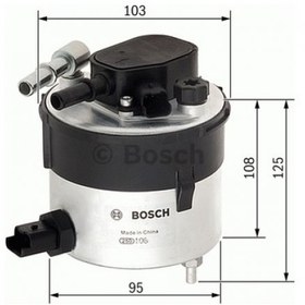 Resim Bosch Mazot Filtresi Focus Fıesta V70 S80 Mazda 3 1.6 Tdcı 