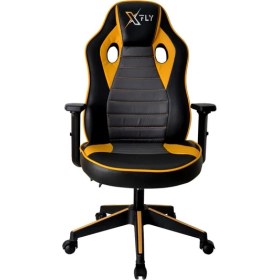 Resim XFly Oyuncu Koltuğu Sarı Renkli Ergonomik Tasarım ve Yüksek Yoğunluklu Sünger ile Konforlu Destek 