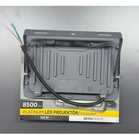 Resim Beyaz 100W LED Projektör ile Parlak ve Net Görüntü Keyfi 