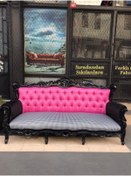 Resim 3A Mobilya Black & Pink Kanepe 