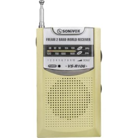 Resim Gold Renk Cep Tipi Analog Fm Radyo VS-R106 (4764) 