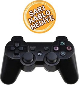 Resim ALFAS Ps3 Uyumlu Kol Titreşimli Ps 3 Oyun Kolu Kablosuz Gamepad 