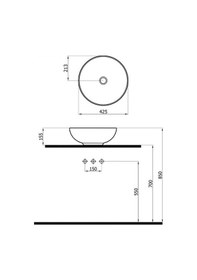 Resim Newarc Newart Çanak Lavabo Krom 