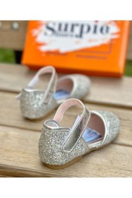 Resim Surpie Shoes Karakterli Çocuk Babet, Pullu Çocuk Babet 