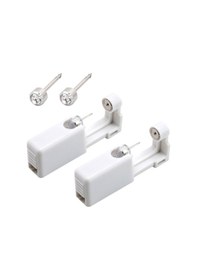 Resim Leezsing Kendi Kulak Delme Aleti Beyaz Kendi Kulak Delme Kiti Tek Kullanımlık Kulak Delme Aleti Kulak Çivileriyle 2 