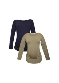 Resim Luvmabelly Myra2302_2307 Hamile Tshirt Seti 
