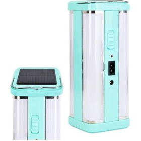 Resim Hg-1664 80 Ledli Solarlı+şarjlı Işıldak Turkuaz 