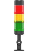 Resim Mesan Ø66 3 Kat Modüler Işıklı Kolon Multi Led Buzzer Devrilme Aparatlı 24vac/dc Ms 82631.1.3.2.24vac/dc 