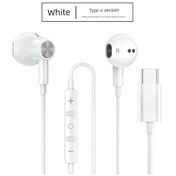 Resim Type-c Mikrofonlu Ve Ses Kontrollü Kulak İçi Kulaklık - Beyaz Um24403-3 Yurt Dışından Vivo 