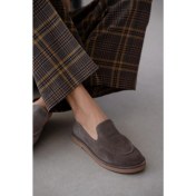 Resim Dezzy Süet Kadın Loafer-Vizon Süet 