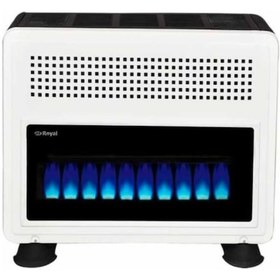 Resim As Royal HR11000G Duvar Tipi Şömineli Hermetik Doğalgaz Sobası Krem 