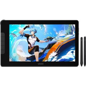 Resim Veikk VK1600 16384 Levels 5080 Lpı 15.6" FHD IPS Grafik Tablet + 2 Kalem 