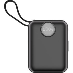 Resim Dexim DCA0070 10.000 mAh 45W Lightning Type-C Kablolu Taşınabilir Şarj Cihazı 