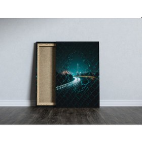 Resim Gece telli Kanvas Tablo 