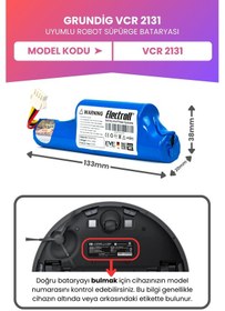 Resim Grundig Vcr 2131 Uyumlu Batarya 3500mah 