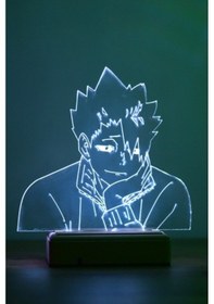 Resim Kuroo Tetsurou Haikyuu 16 Renk Anime Gece Lambası 