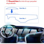 Resim Mercedes 2024 Eqs 450-580 Mbux Hyperscreen, (2 Parça) Için Proactive Ekran Koruyucu 