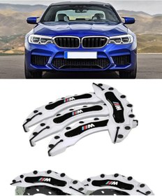 Resim Bmw G30 ///m Beyaz 17-18-19 Janta Uyumlu 4.lü Kaliper Kapagı 