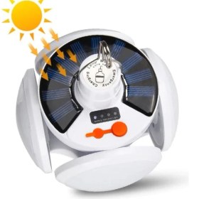 Resim Skygo Polizei P-038 Solar Güneş Enerji ve USB Sarjli 5 Kanatlı 