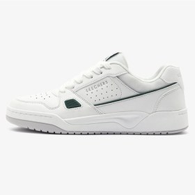 Resim Skechers Koopa Tiebreak Low Memory Foam Leather Mens Sneaker Hafızalı Taban Hakiki Deri Erkek Günlük Spor Ayakkabı Beyaz Beyaz 