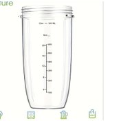 Resim Xuweiwei Nutribullet 600w 900w Serisi Uyumlu 32oz Blender Bardak Ve Bıçak Yedek Parçaları 4 Adet 
