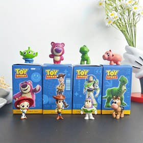Resim Mystery Box - Disney Buzz Lightyear & Woody Peluş Koleksiyon Figürü Oyuncak, Karışık Renkler Masaüstü ve Araba Dekoru, Hayranlar İçin İdeal Hediye, Ev Dekor Aksesuarı, Karakter Heykeli, Detaylı El Sanatçılığı 