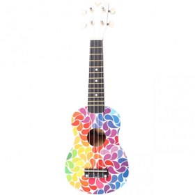 Resim Angel AUK21-MCPT Soprano Ukulele | Renkli Motifler Çocuklar İçin İlgi Çekici 