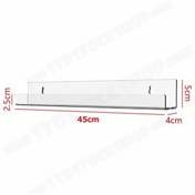 Resim NOBELL Oje Duvar Rafı 45cm (YANLARI KAPALI) 