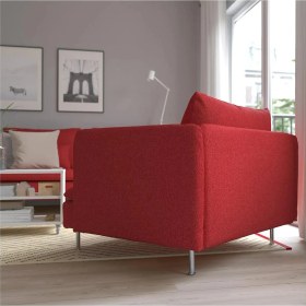 Resim IKEA Kırmızı Rahat Kanepe - Tekli Koltuk 