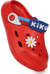Resim Kiko Kids Printed Eva Plaj Havuz Okul Kreş Erkek Çocuk Terlik 