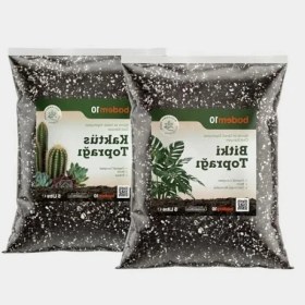 Resim Die Grup Ikili Bitki Bakım Seti: 5 Litre Kaktüs Toprağı + 5 Litre Genel Bitki Toprağı 