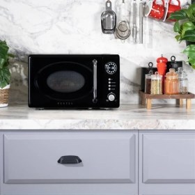 Resim Vestel Md 20 Yd Retro Siyah Mikrodalga Fırın 