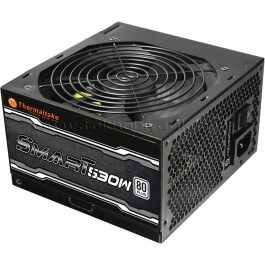 Resim Thermaltake 530W80+ Aktif PFC Yüksek Verimli Güç Kaynağı (D-SP-530PCWEU) 