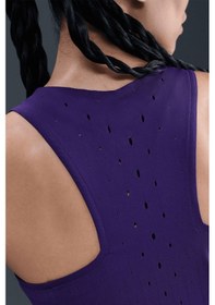 Resim Nike Dri Fit Aeroswift Running Adv Singlet Tank Top Purple Lazer Kesim Koşu Atleti Mor 