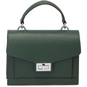 Resim Yeşil Deri Kadın El Çantası - S24K1BC80266-D3A 