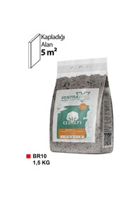Resim Ventrawall İpek Sıva Kahverengi Duvar Boyası Br10 -1,5 Kg 