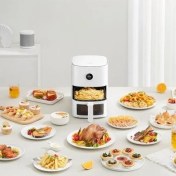 Resim Xiaomi 4 Lt 1600W Wi-Fi 24 Saatlik Planlama Özellikli Yağsız Kızartma | Pişirme | Yoğurt | Meyve Kurutma | Buz Çözme | Fermantasyon Özellikli Yağsız Airfryer Fritöz 