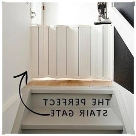 Resim Çekilebilir Bebek Koruma Izgarası, 55-89 Cm Arasındaki Alanlar İçin Beyaz Renk 