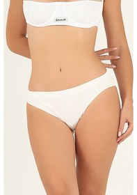 Resim Doremi Seamless Normal Bel Kadın Slip Ekru-l-xl Çok Renkli 