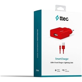 Resim Ttec Smartcharger 2.1A Seyahat Şarj Aleti + Lightning Kablo (540546871) 