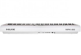 Resim NUX NPK-20-WH Taşınabilir Dijital Piyano (Beyaz) | Gelişmiş Ses Motoru Sahne Piyanosu 