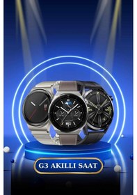 Resim Kablosuz Bluetooth Bağlantılı Kulaklık Ve Dokunmatik Ekran Akıllı Saat Arama Cevaplama 