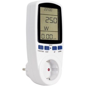 Resim Powermaster Wattmetre Enerji Tüketim Sarfiyat Ölçer Priz (230V 3680W 16A) 