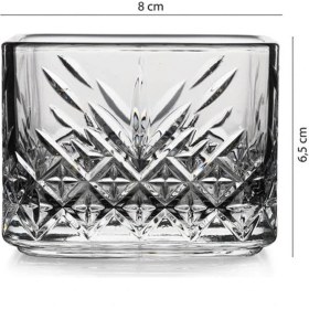 Resim Paşabahçe Timeless Kare Cam 12'li Kase Seti 530240 