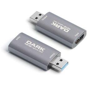 Resim Dark 1080p 60fps Video Capture Usb Video Kayıt Dongle (dk-hd-cap1082) 