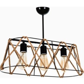 Resim polataydinlatma Elis 3 Lü Oval Siyah 