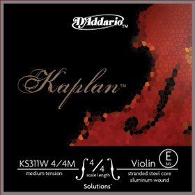 Resim D'Addario KS311W Kaplan 4/4 Tek Keman Teli (Mi) 