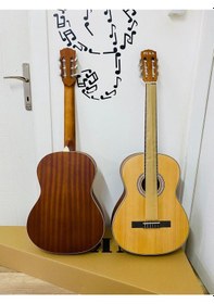 Resim Agostini-Puka Hg400-N Maun Ağacı 4/4 Tam Klasik Gitar-Sap Ayarlı 