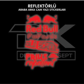 Resim Run Grafik Shop ARABA ARKA CAM YAZILARI REFLEKTÖRLÜ BEYAZ-KIRMIZI-MAVİ-SARI-NEON YEŞİL-PEMBE 