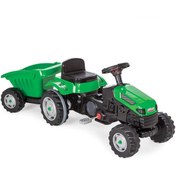 Resim PİLSAN Active Römorklu Traktör Pedallı Yeşil 